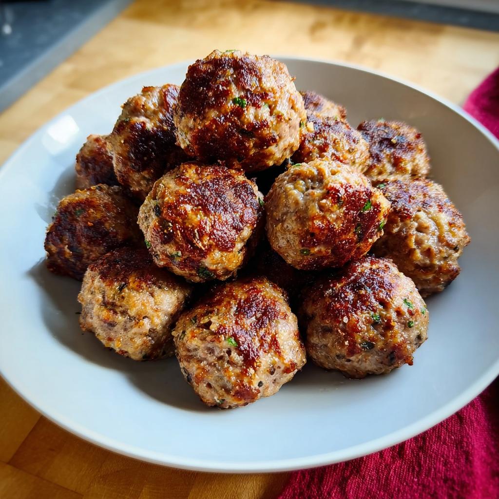 Homemade Meatballs (Oven-Baked) - Tasty