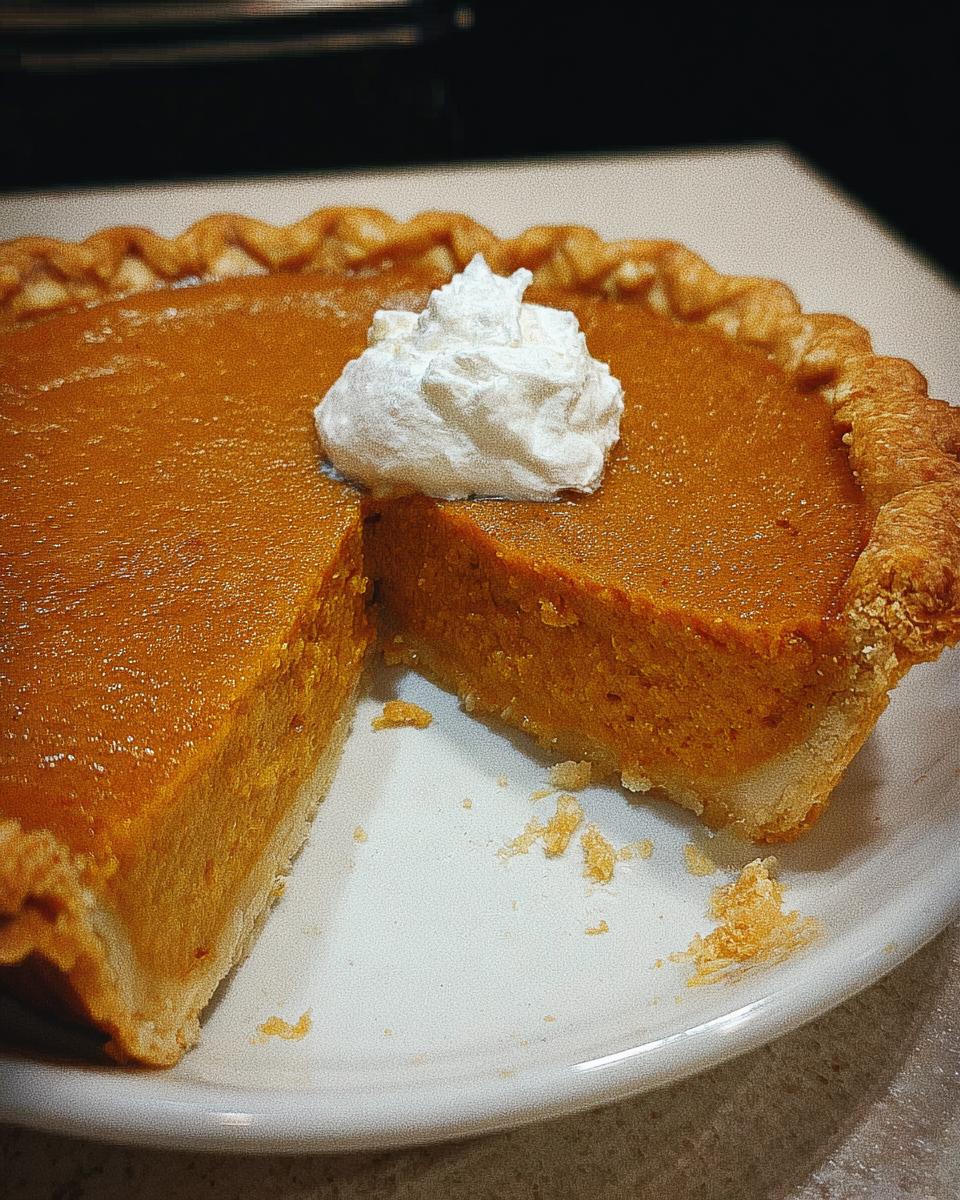 A slice of pumpkin pie topped with whipped cream, part of the Ultimate Thanksgiving Desserts Guide.