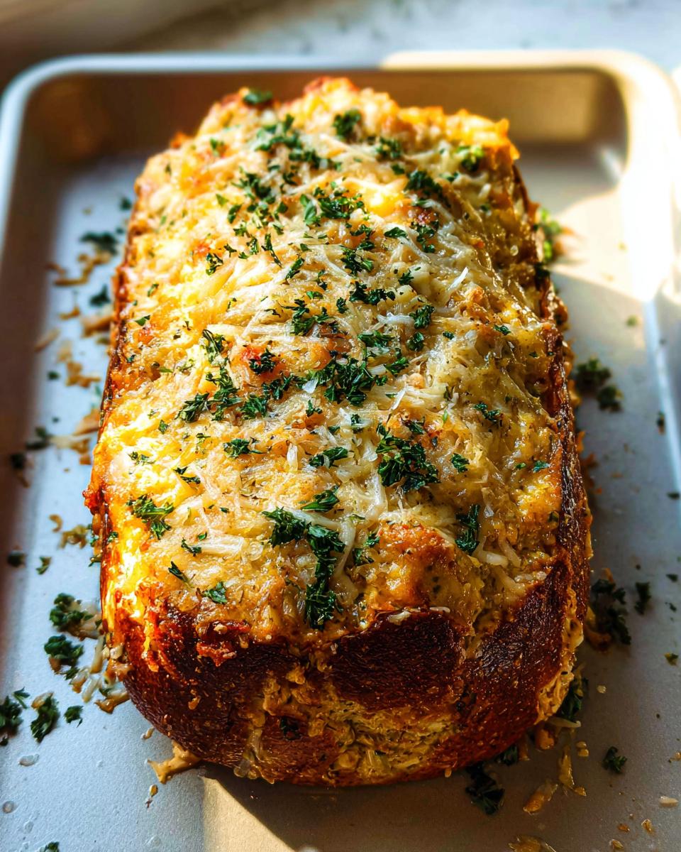 A baked Chicken Avocado Ranch Burrito casserole topped with melted cheese and parsley in a baking dish.